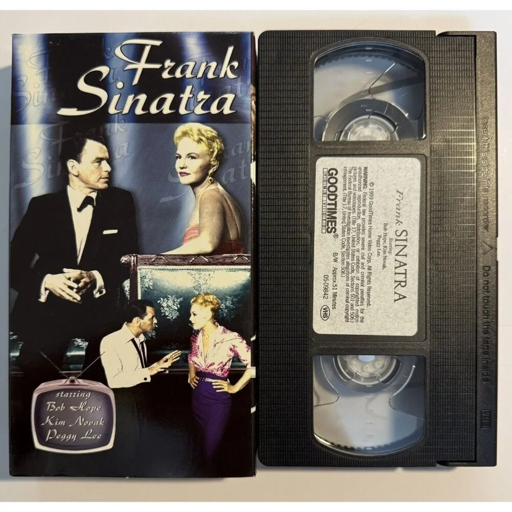 Frank Sinatra VHS Collector Series – 5‑Tape Set – Ol’ Blue Eyes – Very Good